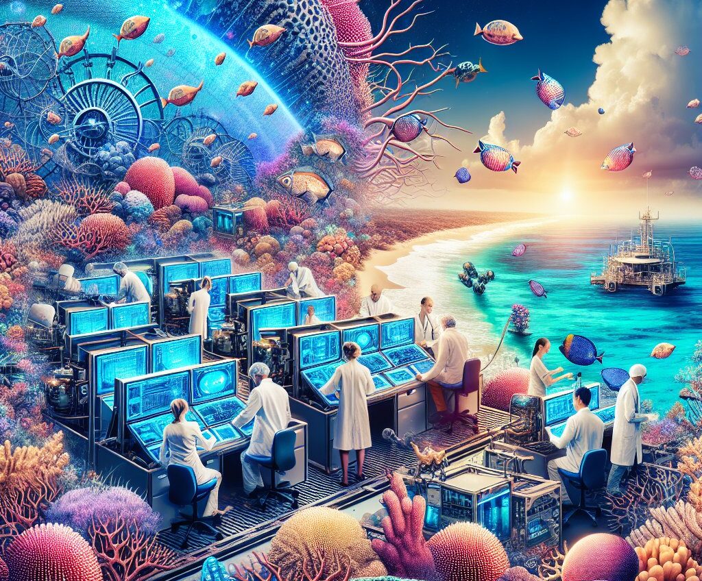 "Ilmuwan Australia menggunakan kecerdasan buatan untuk memantau dan melindungi keindahan Great Barrier Reef, menunjukkan teknologi canggih dalam upaya konservasi laut."