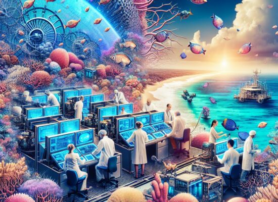 "Ilmuwan Australia menggunakan kecerdasan buatan untuk memantau dan melindungi keindahan Great Barrier Reef, menunjukkan teknologi canggih dalam upaya konservasi laut."